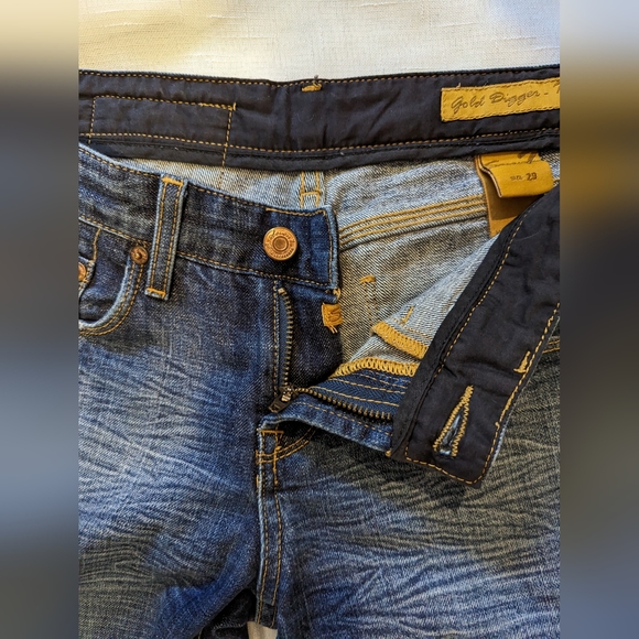 Ladies Seven 7 "Gold Digger" Jeans, Dark Wash, Size 29 - Picture 4 of 6